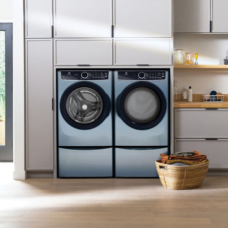 Piédestal Luxury-Glide® bleu glacier avec tiroir de rangement spacieux