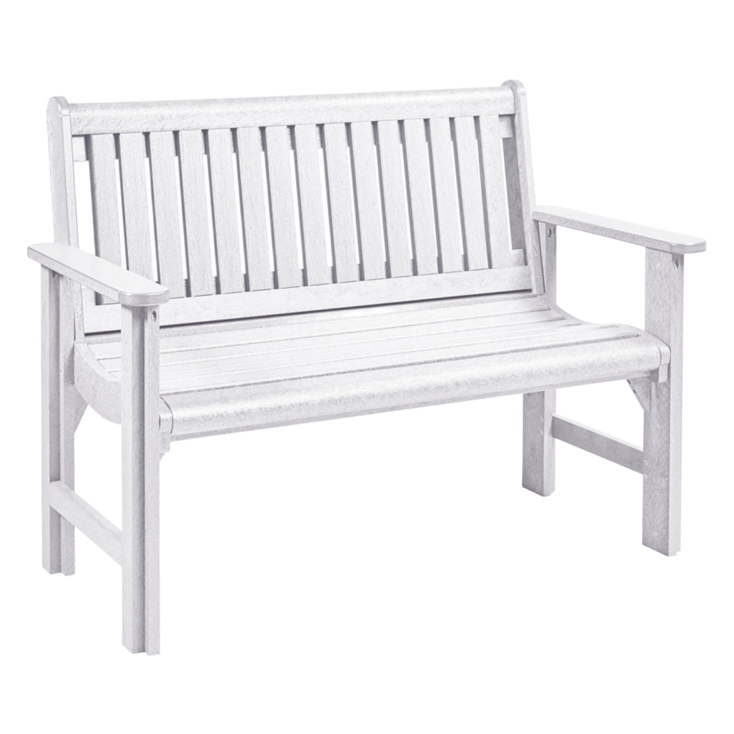 Banc de jardin en plastique recyclé - B01