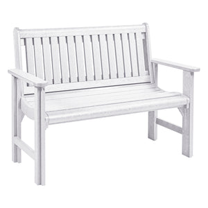 Banc de jardin en plastique recyclé - B01