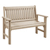 Banc de jardin en plastique recyclé - B01