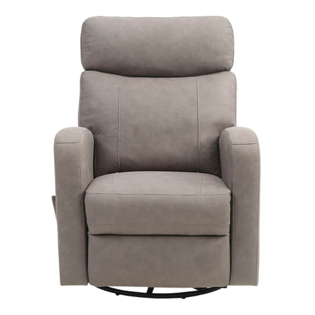 Fauteuil berçant, pivotant et inclinable en tissu gris - Bordeaux