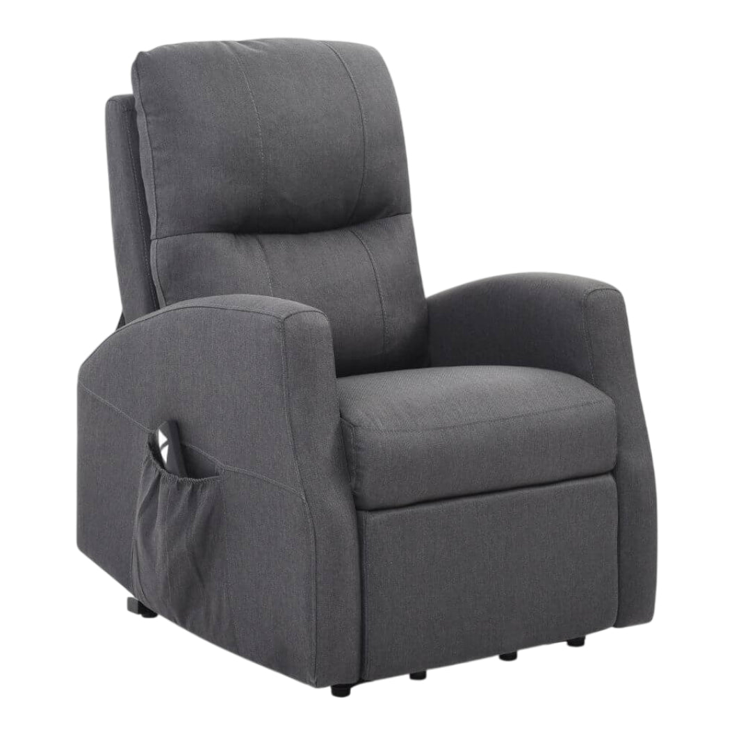 Fauteuil lève-personne inclinable en tissu avec télécommande - Athènes