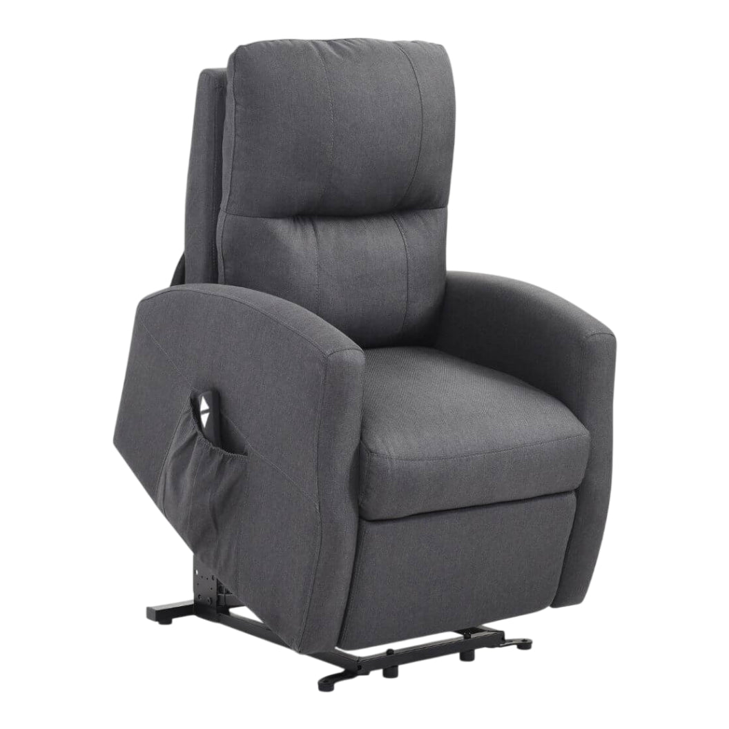 Fauteuil lève-personne inclinable en tissu avec télécommande - Athènes