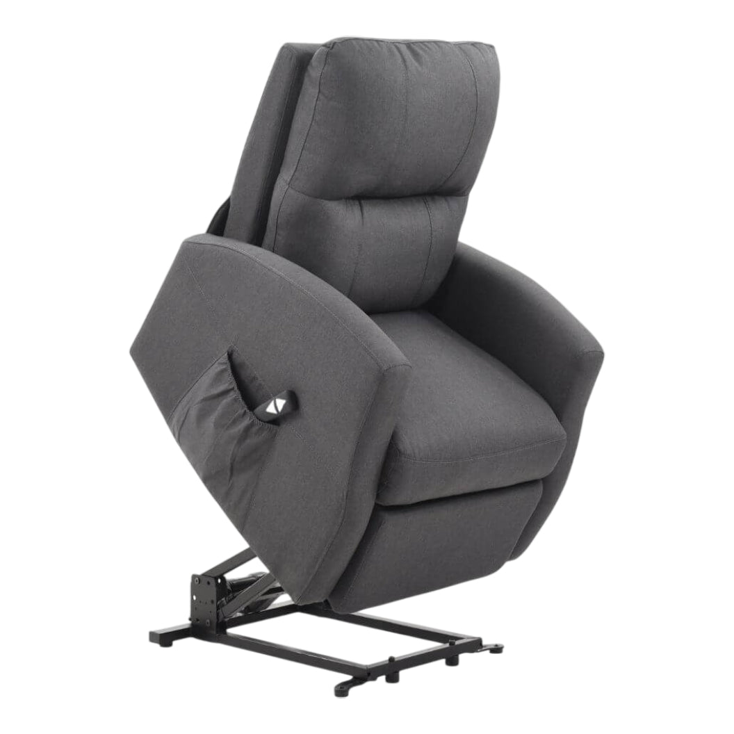 Fauteuil lève-personne inclinable en tissu avec télécommande - Athènes