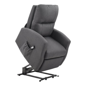 Fauteuil lève-personne inclinable en tissu avec télécommande - Athènes