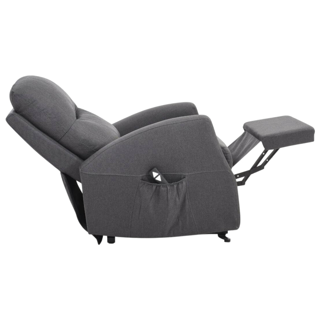 Fauteuil lève-personne inclinable en tissu avec télécommande - Athènes