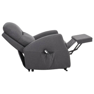 Fauteuil lève-personne inclinable en tissu avec télécommande - Athènes