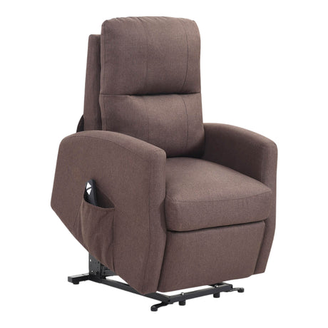 Fauteuil lève-personne inclinable en tissu avec télécommande - Athènes
