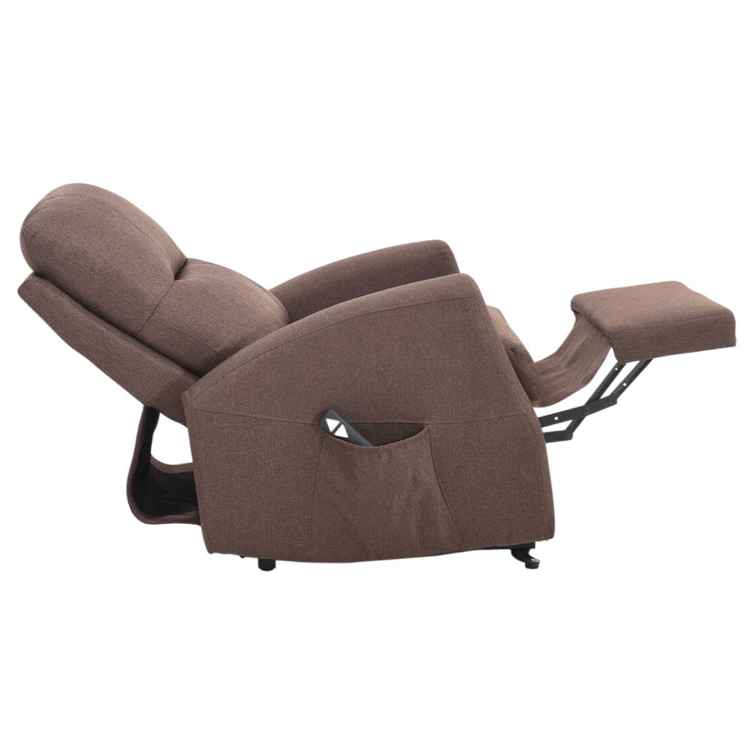 Fauteuil lève-personne inclinable en tissu avec télécommande - Athènes