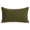 Coussin 12 x 22 po en coton passpoil surpiqué