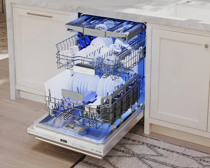 Lave-vaisselle intelligent encastrable 24 po. 44 dBA Inox - Série Sapphire®