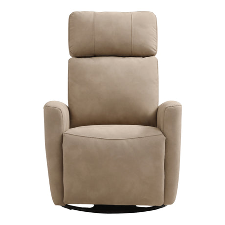 Fauteuil berçant, pivotant motorisé en tissu et en cuir - Prague 6017