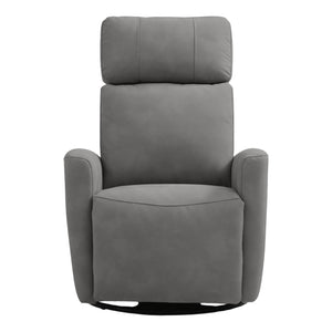 Fauteuil berçant, pivotant motorisé en tissu et en cuir - Prague 6017
