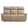 Sofa motorisé en tissu et en cuir avec table rabattable - Prague 6017