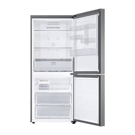 Réfrigérateur à congélateur inférieur à profondeur comptoir 30 po, 16,2 pi³ Inox avec Power Cool et Power Freeze