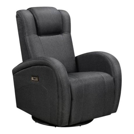 Fauteuil berçant, pivotant motorisé en tissu et en cuir - Marseille