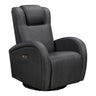 Fauteuil berçant, pivotant motorisé en tissu et en cuir - Marseille