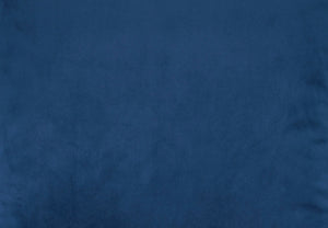 Coussin 20 x 20 po en velours bleu - Sybil