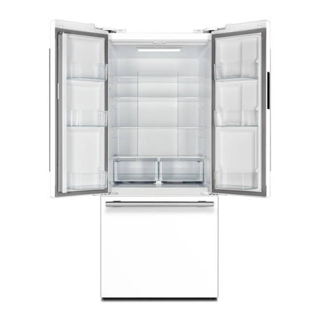 Réfrigérateur porte française 30 po, 17,5 pi³ 3 portes Blanc
