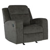 Fauteuil berçant et inclinable en tissu - Kanlow