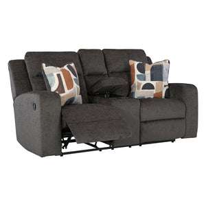 Causeuse inclinable en tissu avec console - Kanlow