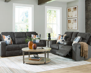 Causeuse inclinable en tissu avec console - Kanlow