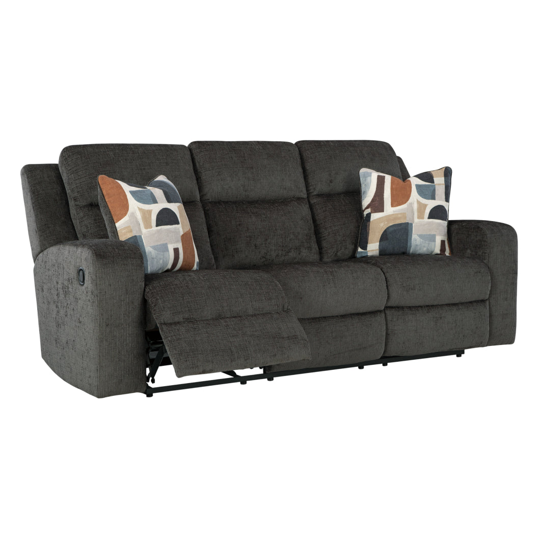Sofa inclinable en tissu avec coussins - Kanlow