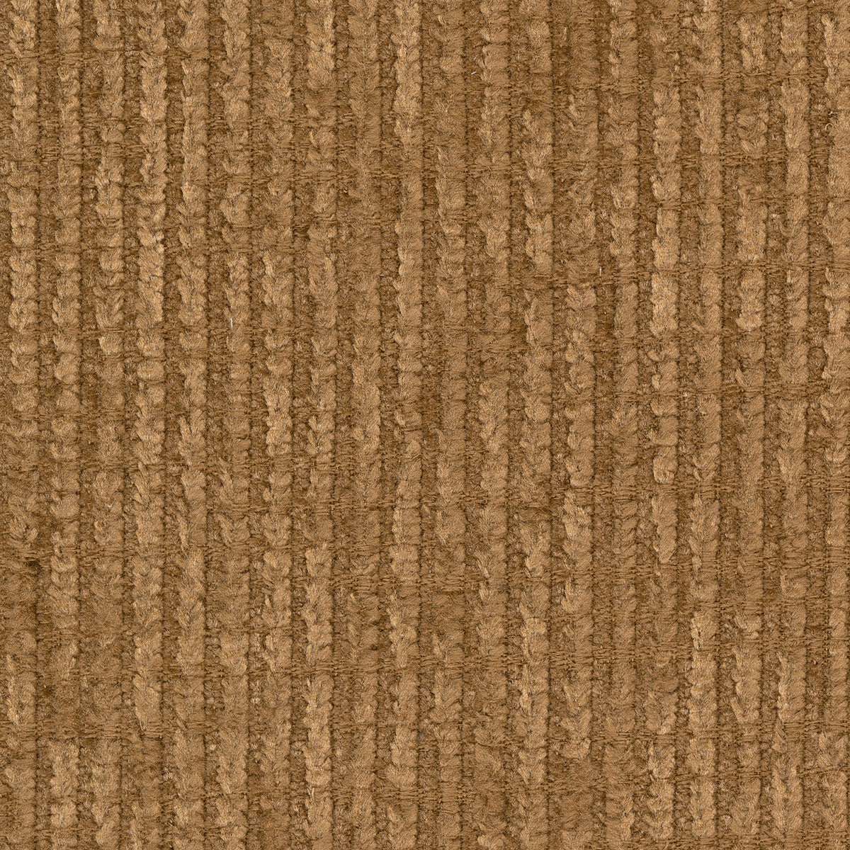 Fauteuil en tissu brun miel berçant et inclinable - Kanlow