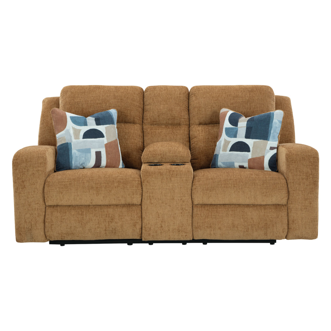 Causeuse inclinable en tissu avec console - Kanlow