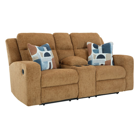 Causeuse inclinable en tissu avec console - Kanlow
