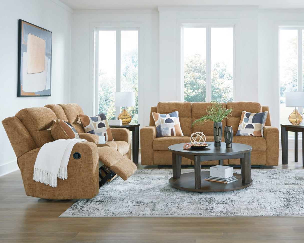 Causeuse inclinable en tissu avec console - Kanlow