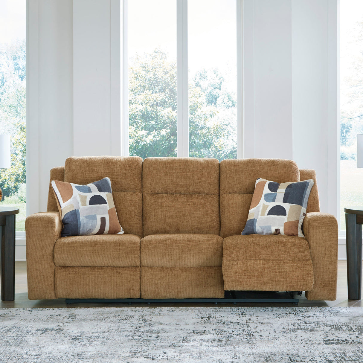 Sofa inclinable en tissu avec coussins - Kanlow