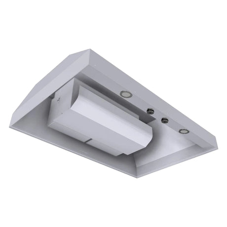 Hotte encastrable 36 po 600 CFM, Blanc avec Système Magic Lung® et SensaSource®