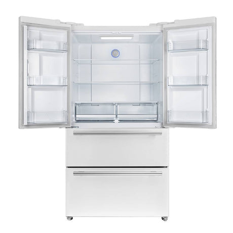 Réfrigérateur portes françaises 36 po 4 portes blanc