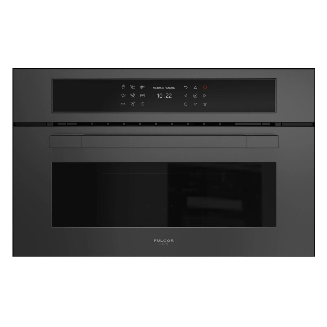 Four encastrable combiné 30 po, 1,46 pi³ Noir mat avec Convection véritable, Air Fry et Gril - Série 700