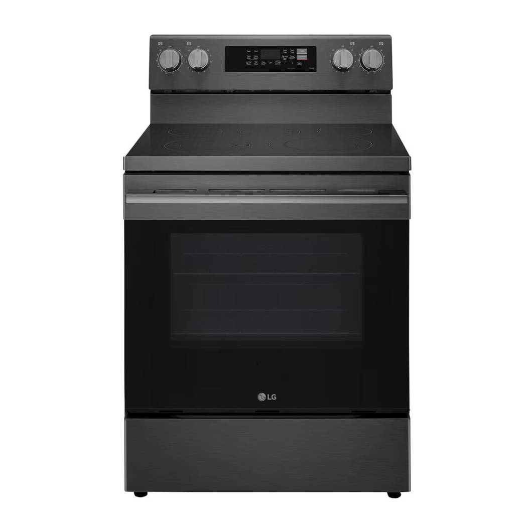 Cuisinière électrique 30 po Inox noir