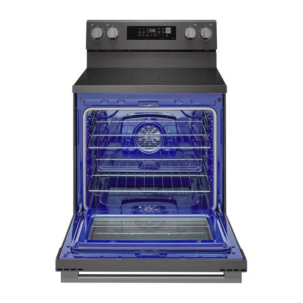 Cuisinière électrique 30 po Inox noir