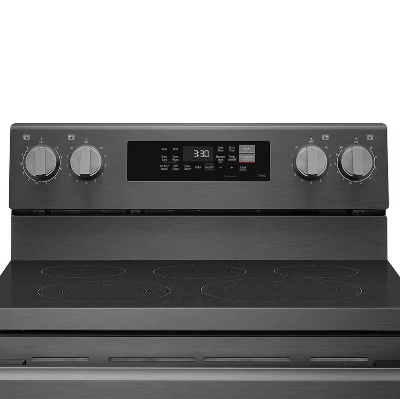 Cuisinière électrique 30 po Inox noir