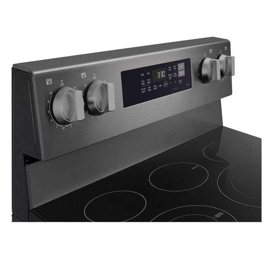 Cuisinière électrique 30 po Inox noir