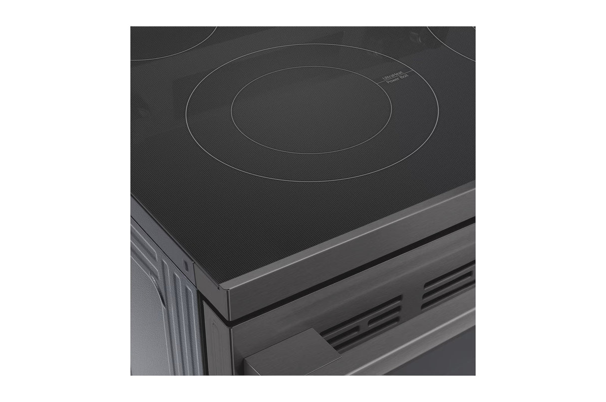 Cuisinière électrique 30 po Inox noir