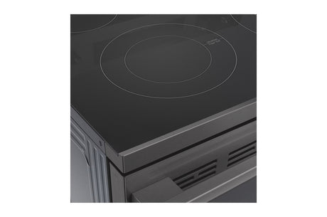Cuisinière électrique 30 po Inox noir