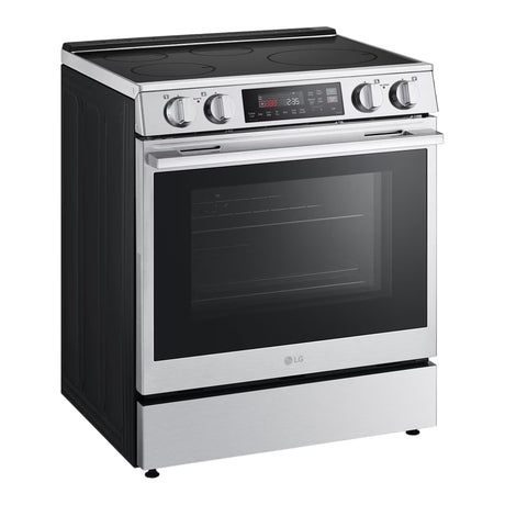 Cuisinière à induction encastrable 30 po, 6,3 pi³ Inox avec Convection ProBake®, Air Fry et EasyClean®