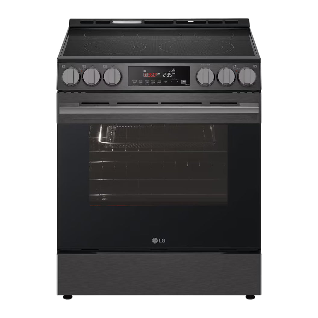 Cuisinière électrique encastrable 30 po Inox noir