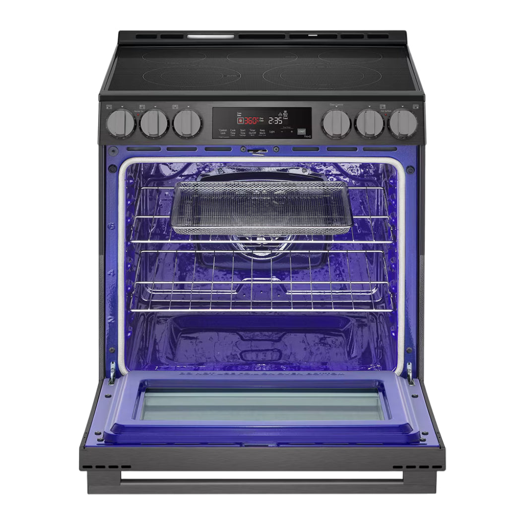 Cuisinière électrique encastrable 30 po Inox noir