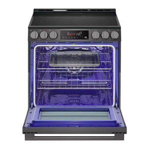 Cuisinière électrique encastrable 30 po Inox noir