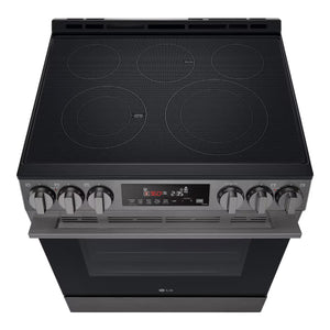 Cuisinière électrique encastrable 30 po Inox noir
