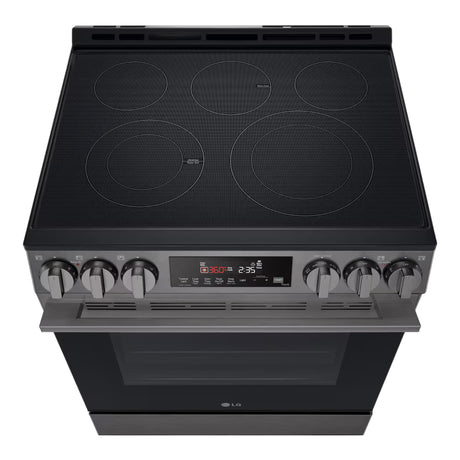 Cuisinière électrique encastrable 30 po Inox noir