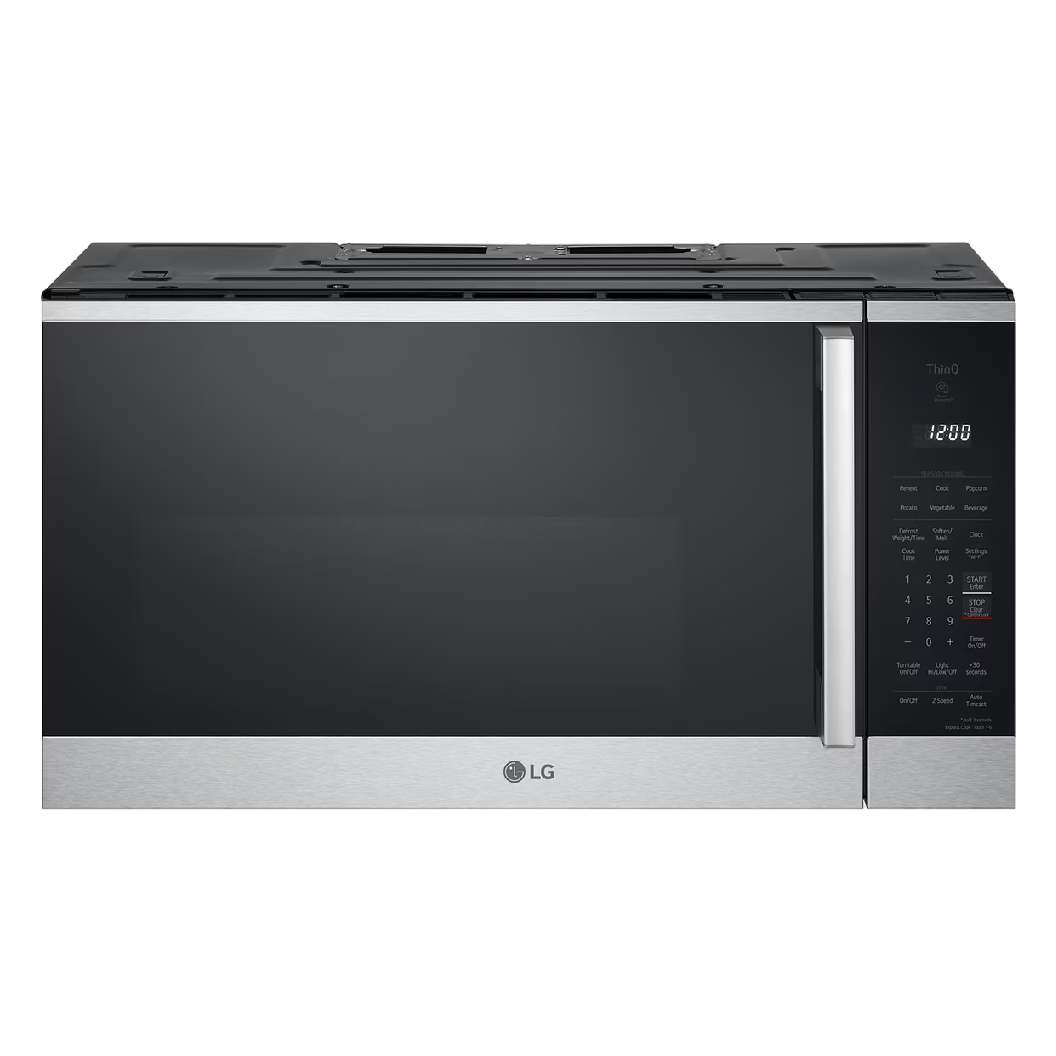 Micro-ondes de comptoir hotte intégrée 30 po, 1,8 pi³ Inox Noir avec Wi-Fi