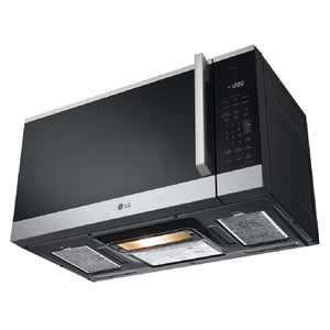 Micro-ondes de comptoir hotte intégrée 30 po, 1,8 pi³ Inox Noir avec Wi-Fi
