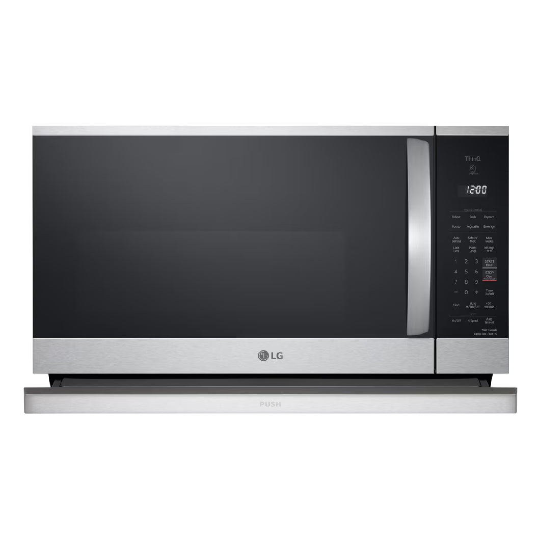 Micro-ondes de comptoir hotte intégrée 30 po 2,1 pi³ Inox Noir